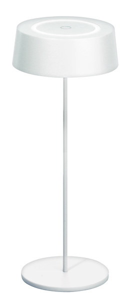 Lampada LED ricaricabile da tavolo "GRACE" con cavo USB, DIMMERABILE, 2,2W, LUCE 3000K, Batt.2x2000mA, 120x295mm, C.BIANCA