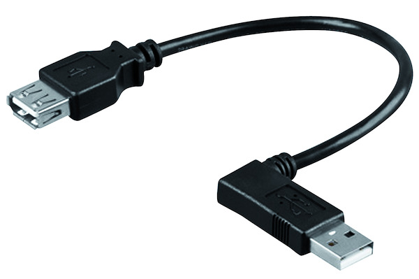 CAVO USB V2 SP.A 90° SX - PR.A 0,15M