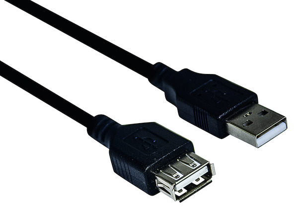 CAVO USB V2 SP.A-PR.A 1M NERO (32x0,12 + 4x30AWG + Al), BULK