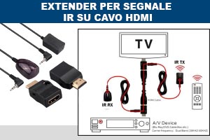 EXTENDER PER SEGNALE IR SU CAVO HDMI