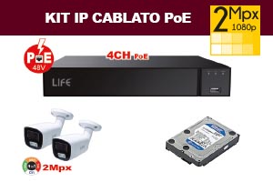 KIT NVR 4 POE 9CH