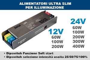 Alimentatori Ultra Slim per ILLUMINAZIONE