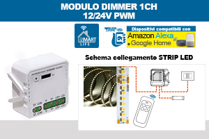 Controller Dimmer 1CH 8A