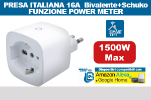 PRESA ITALIANA (Bivalente+Schuko) SMART LIFE