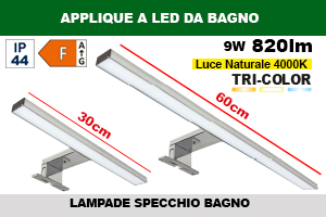 APPLIQUE a LED da Bagno