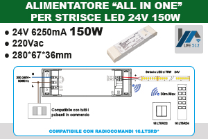 Alimentatore Dimmerabile LIFE512