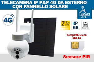 Telecamera IP SMARTLIFE 4G
