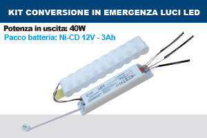 Kit Conversione in Emergenza Luci LED