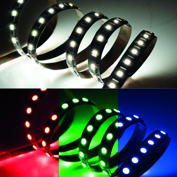 Striscia RGB+Bianco Naturale 168LED/m: 84LED/m 5050 +84LED 2835, IP20, 24V, 20W/m, 4000K 620lm/m, PREZZO per 5m - PCB 12mm Striscia RGB+Bianco Naturale 168LED/m: 84LED/m 5050 +84LED 2835, IP20, 24V, 20W/m, 4000K 620lm/m, PREZZO per 5m - PCB 12mm