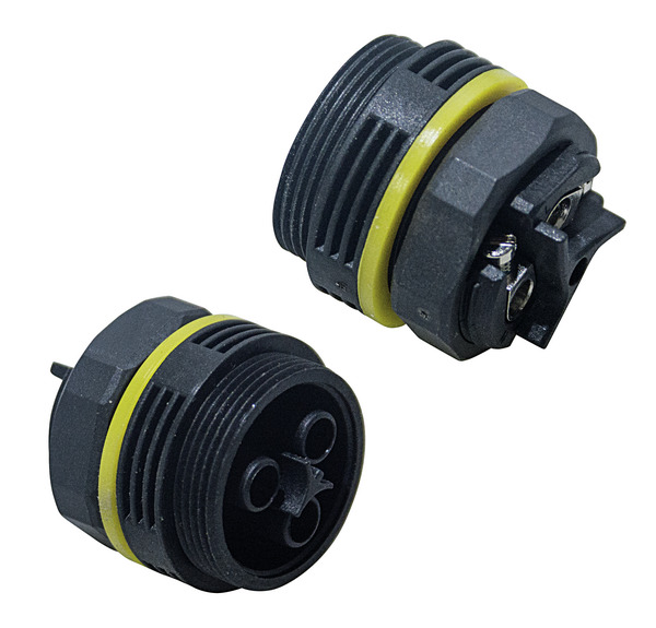 PRESA IP68 3 POLI 17,5A, 450Vac, DA PANNELLO