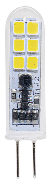 LAMPADA LED G4, 1.8W, Vetro, FA300°, 3000K, 12-24Vdc, LM240 CRI80, 10*41mm, Classe E%%%_substitutiveMessage_%%%39.930419C