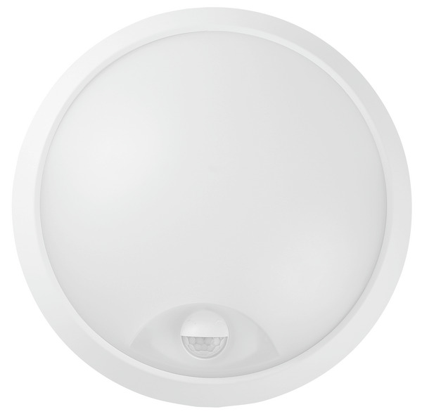PLAFONIERA A LED ROTONDA IP65 CON SENSORE PIR, 20W/15W/10W, BA120°, 3000K/4000K/6500K, 220Vac, LM2050, CRI80, Misure D.220mm H.80mm