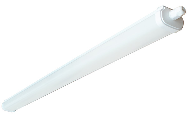 PLAFONIERA A LED LINEARE serie PF10, IP65, 30W, 180°, 4000K, LM3300, CRI80, Misure 1190x53x37mm