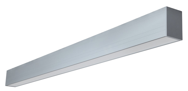 PLAFONIERA LED LINEAR BLOCK MONO FASCIO DI LUCE, IP20, 40W,90°,TRI-COLOR 3000K/4000K/6000K, LM4000,CRI80, Colore Alluminio, 1131x50x75mm%%%_substitutiveMessage_%%%39.9PF14120CFN