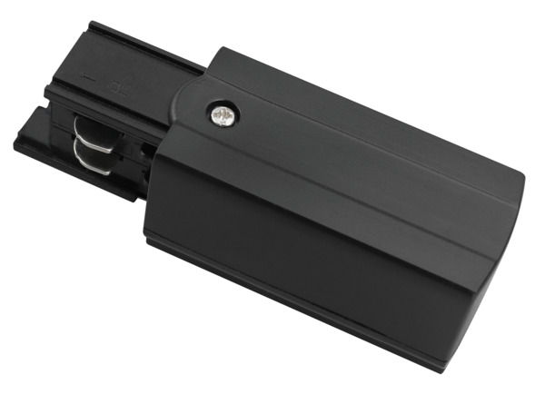 Alimentazione DX, 98x32x33mm, per binario alluminio 39.9TL230*, colore NERO Alimentazione DX, 98x32x33mm, per binario alluminio 39.9TL230*, colore NERO