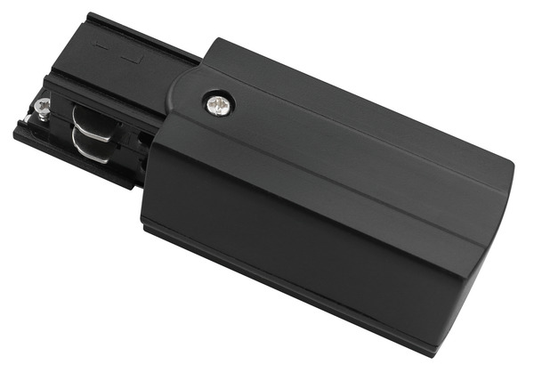 Alimentazione SX, 98x32x33mm, per binario alluminio 39.9TL230*, colore NERO Alimentazione SX, 98x32x33mm, per binario alluminio 39.9TL230*, colore NERO