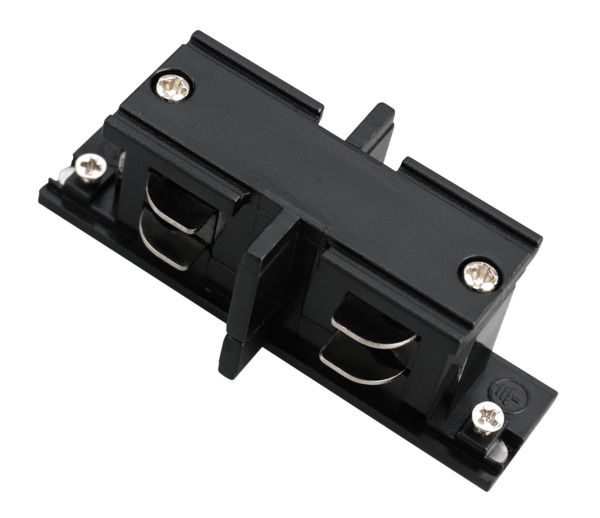 Connettore Tipo I Mini, 70x31x26mm, per binario alluminio 39.9TL230*, colore NERO Connettore Tipo I Mini, 70x31x26mm, per binario alluminio 39.9TL230*, colore NERO