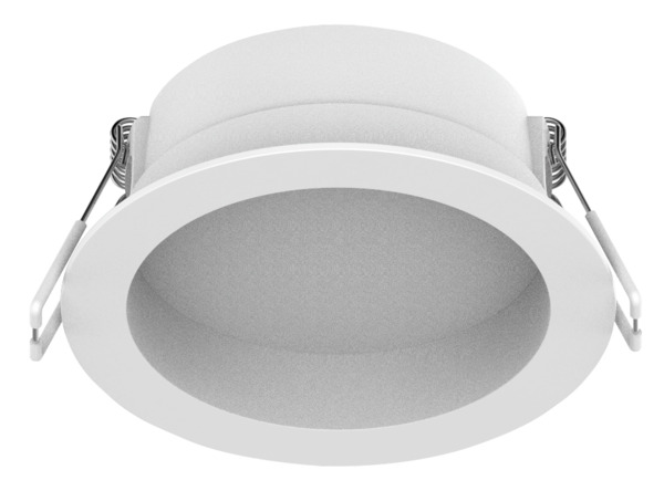 FARETTO LED ROTONDO DA INCASSO LITE, IP44,  7W, BA90°, 4000K, LM520, 105x40mm (foro D.90mm)