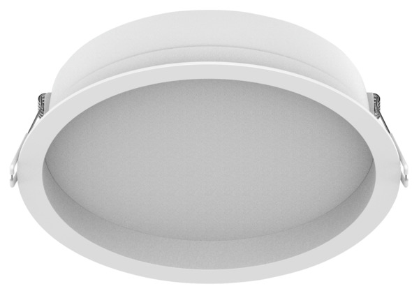 FARETTO LED ROTONDO DA INCASSO LITE, IP44, 21W, BA90°, 4000K, LM1580, 190x45mm (foro D.175mm)