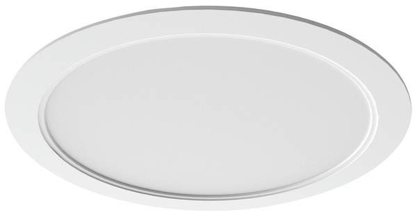 FARETTO LED ROTONDO DA INCASSO SLIM IP54, 30W, BA120°, 3000K/4200K/6500K, LM3160, 300x32mm (foro D.270-290mm)