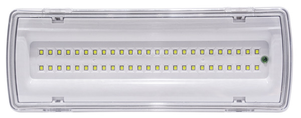 Lampada d Emergenza, Funzione SE, Aut.3H, Parete/Incasso, 4W, LM400, IP65, Bat.1.5Ah Li-ion