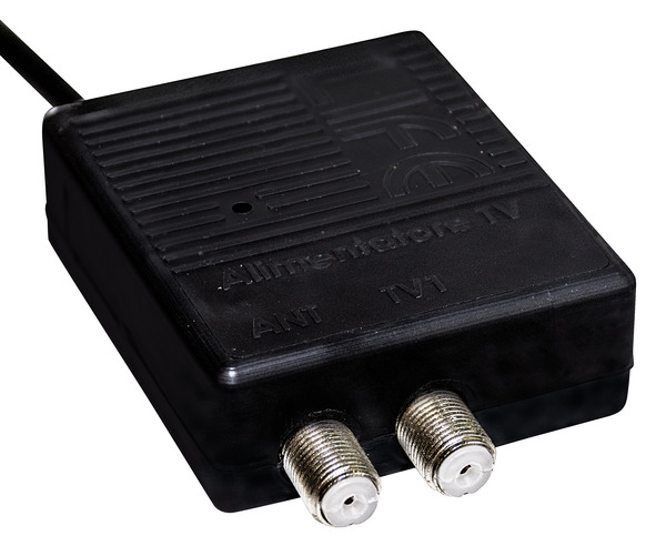Alimentatore TV SWITCHING 1 USCITA 12V 400mA Connettori F, con spia LED, MADE IN ITALY