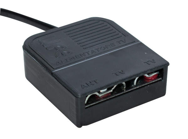 Alimentatore TV SWITCHING 2 USCITE 12V 400mA con Morsetti e spia led, MADE IN ITALY