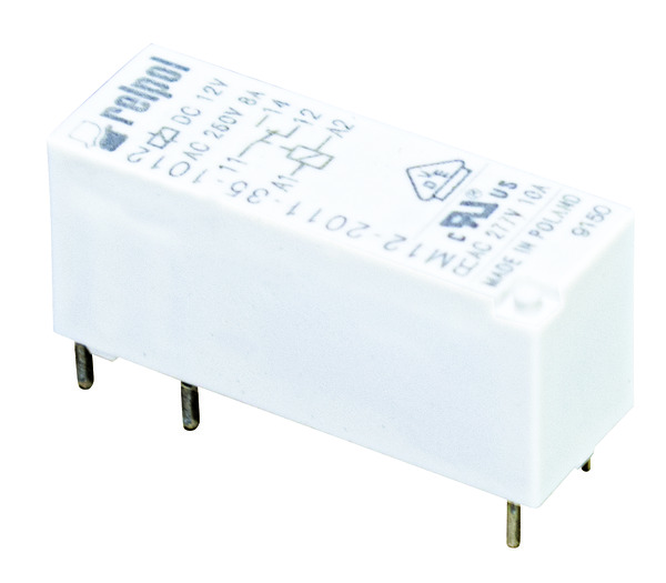 Relè miniatura PCB- 1 polo - 8A - 12Vdc - AgNi - 1CO (SPDT) (singolo polo, doppio contatto) IP67 Relè miniatura PCB- 1 polo - 8A - 12Vdc - AgNi - 1CO (SPDT) (singolo polo, doppio contatto) IP67