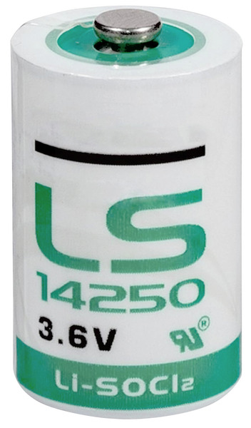LS14250, 1/2AA SL PILA LITIO SAFT 3,6V 1,20Ah