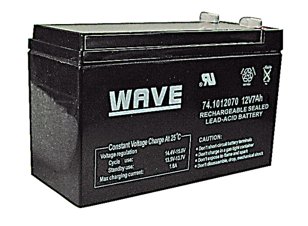 BATT. AL PIOMBO 12V  7,0Ah WAVE