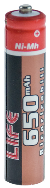 BATTERIA NI-MH AAA 650mAh BL.2 LIFE PREZZO PER BLISTER BATTERIA NI-MH AAA 650mAh BL.2 LIFE PREZZO PER BLISTER