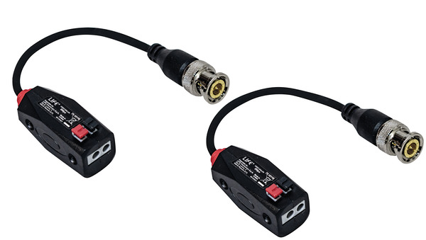 Video Balun,Sp.BNC in Rame per sistemi AHD sino ad 8MPx, protezione di linea, prezzo per coppia