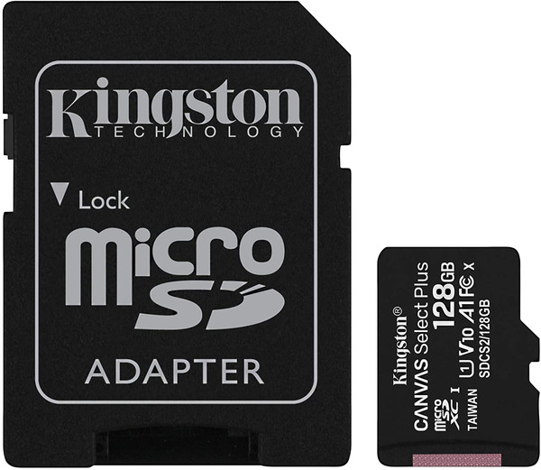 MICRO SD CARD 128GB (T-FLASH) CLASS 10 KINGSTON MICRO SD CARD 128GB (T-FLASH) CLASS 10 KINGSTON